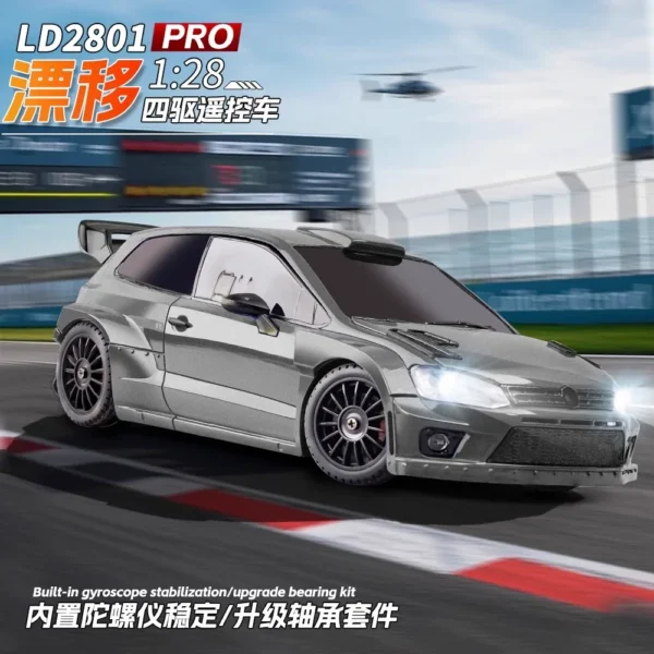2025 New boys toys Rc drift car LD2801Pro with gyroscope 1:28 Full Proportion 4WD 2.4G Remote Control Car Toys for Adults - Image 5