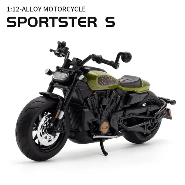 1:12 Alloy Harley Davidson Sportster S Racing Motorcycle Model Diecast Street Sports Motorcycle Model Kids Toy Gift - Image 8