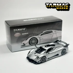 [TW Huayra Silver] TW 1:64 Tarmac Works Pagani Huayra R Satin Silver Chase alloy car model