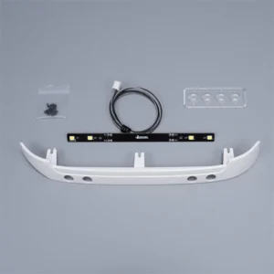 [for benz sun visor] LED 1 Set Simulation Plastic White Sun Visor for 1/14 Tamiya RC Truck Car Scania 770S BENZ 3363 VOLVO FH16 MAN Diy Parts Toys