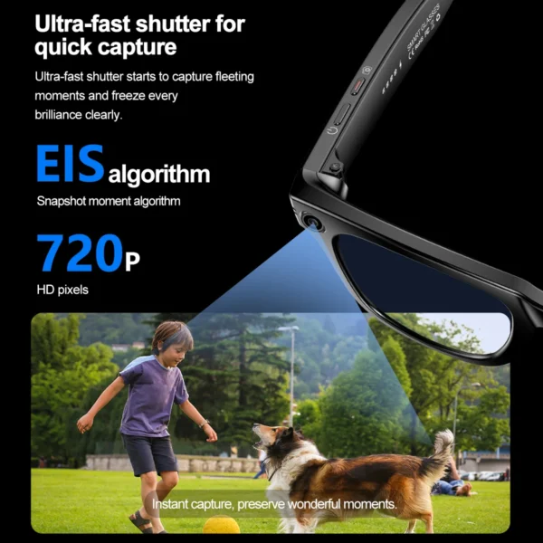 2025 New AI Interaction Smart Glasses With Camera Photo Video Record Translation Music Smart Sunglasses Bluetooth Call Headphone - Image 4