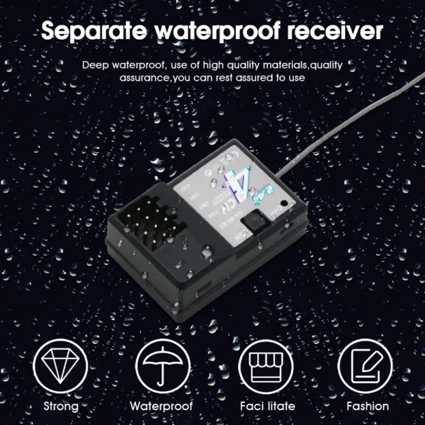 TX4 2.4GHz 4CH Radio System Transmitter Controller Remote Control w/ Receiver For RC Car Boat - Image 5
