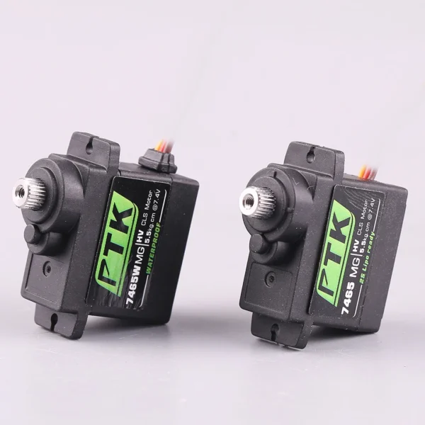 PTK 7465W MG 9g Digital Servo Metal Gear Waterproof HV 5kg for Fixed Wing RC Car Helicopter Robot 180ﾂｰ Rotation 1/8 Servo - Image 2