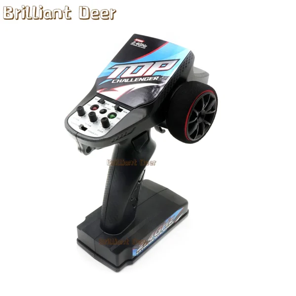 2.4GHZ 7CH Radio System Transmitter Receiver with Remote Control Led Light Winch Channels Upgrade Parts For RC Car Boat Tank - Image 2