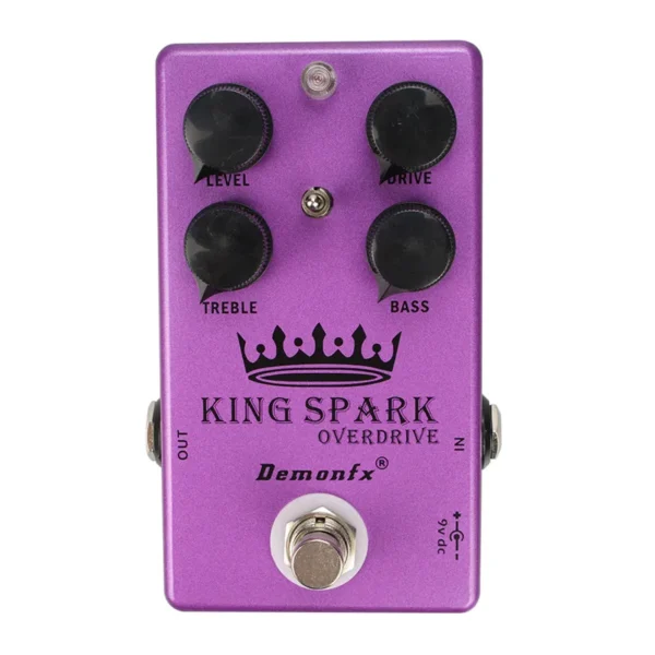 [king spark] Demonfx High quality Guitar Effect Pedal Wah Distortion Overdrive Delay Reverb Compressor Booster Pedal