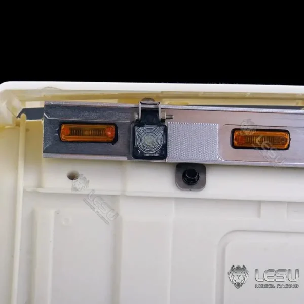 For Tamiya R620 R470 1/14 RC tractor truck engineering model toy LED high roof rear light upgrade modification parts LESU S 1292 - Image 5
