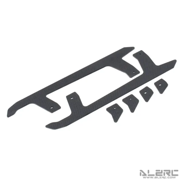ALZRC Carbon Fiber Landing Skid For Devil 505 FAST FBL 3D Fancy RC Helicopter Aircraft Carbon Fiber Accessories TH18862 SMT6