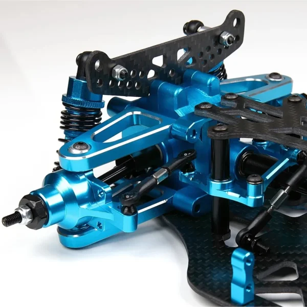 TT01 1/10 Aluminum Carbon Fiber Frame Chassis Upgrade RC Chassis Shaft Drive Touring Car for Tamiya TT01 Frame Kit Shaft Drive - Image 5
