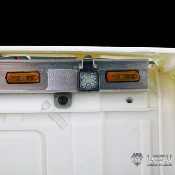 For Tamiya R620 R470 1/14 RC tractor truck engineering model toy LED high roof rear light upgrade modification parts LESU S 1292 - Image 6