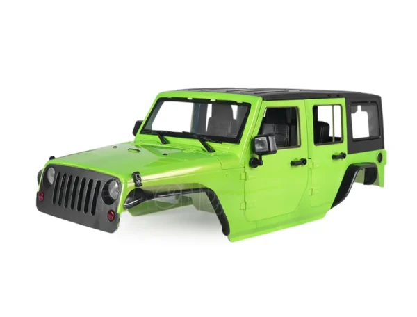313mm Wheelbase Jeep Wrangler JK Rubicon 4 Door Hard Body Shell Kit for 1/10 RC Crawler Car Axial SCX10 90046 90047 RGT EX86100 - Image 7