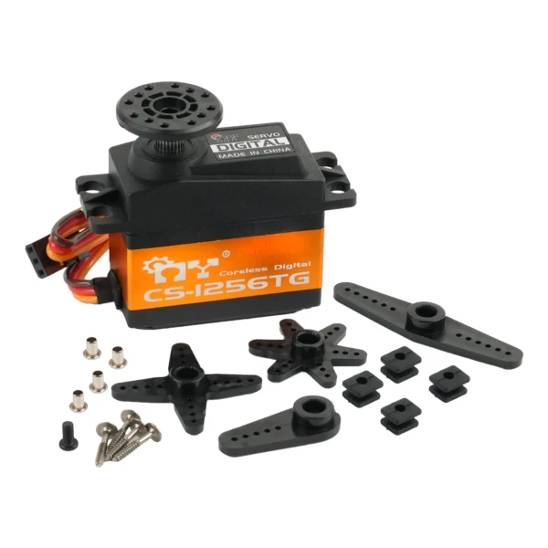 MY CS 1256TG RC Coreless Digital Servo 6V 20KG Servos High Torque Standard Steering 25T Output Gear Spline For 1/8 1/10 RC Cars - Image 3