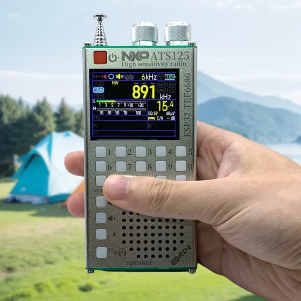 ATS125 FM SW MW LW Radio TEF6686 RDS 4inch IPS LCD Touch Screen 320x240 Resolution 2500mAh Bluetooth Compatible Radio - Image 3
