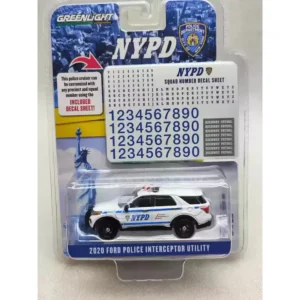 [car 11] 596 Alloy Car 1:64 Scale Responder New York City Police Diecast Collection Model Car By Child Toy