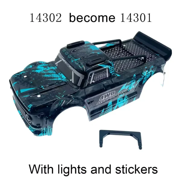 MJX RC Hyper Go Remote Control Car Parts For 14301 14302 14303 Modified Accessories Car shell and car shell change - Image 2