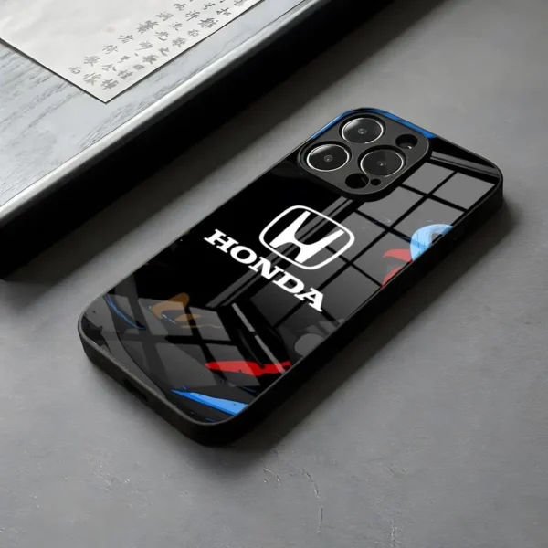 H Hondase Motorcycle Phone Case Glass For Cool IPhone 16 15 14 Pro Max 13 12 Mini 11 X XS XR 8 Plus For Samsung S 25 24 23 22 Co - Image 4