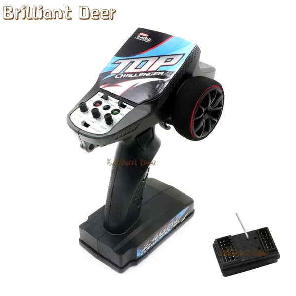 2.4GHZ 7CH Radio System Transmitter Receiver with Remote Control Led Light Winch Channels Upgrade Parts For RC Car Boat Tank - Image 7