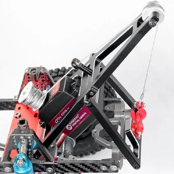 1/10 climbing car TRX4 scx10 lcg rear trailer frame rescue wrecker crane DIY frame
