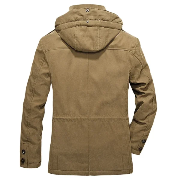 New Parka Men Coats Winter Jacket Men Thicken Hooded Waterproof Outwear Warm Coat Casual Mens Jackets Overcoat Fur Thick coats - Image 5
