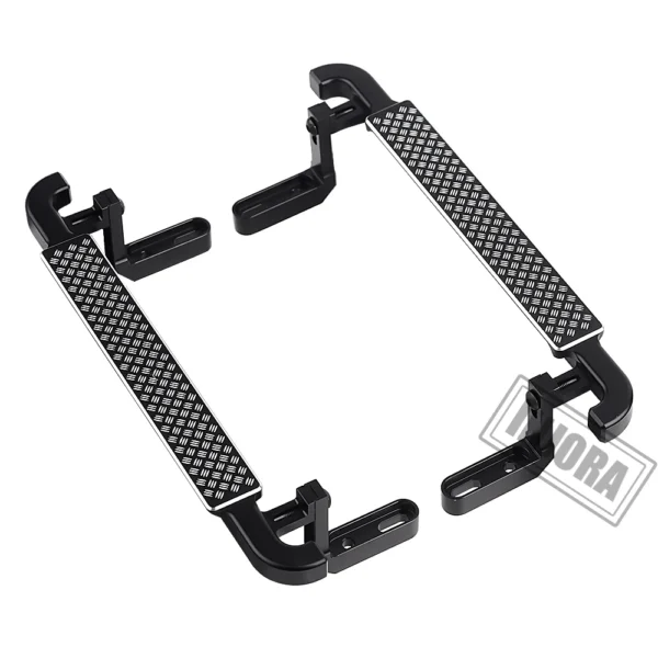 INJORA 2PCS Metal Black Side Pedal Rock Sliders for 1/10 RC Crawler Car TRX4 TRX 4 - Image 5