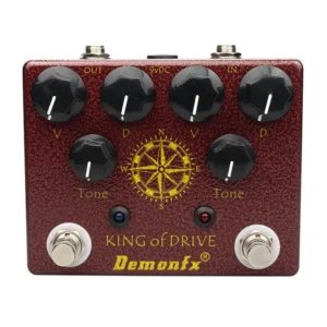 [King of Drive] Demonfx High quality Guitar Effect Pedal Wah Distortion Overdrive Delay Reverb Compressor Booster Pedal