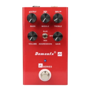 [R4] Demonfx High quality Guitar Effect Pedal Wah Distortion Overdrive Delay Reverb Compressor Booster Pedal