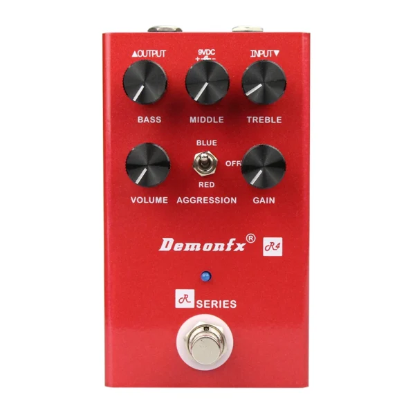 [R4] Demonfx High quality Guitar Effect Pedal Wah Distortion Overdrive Delay Reverb Compressor Booster Pedal