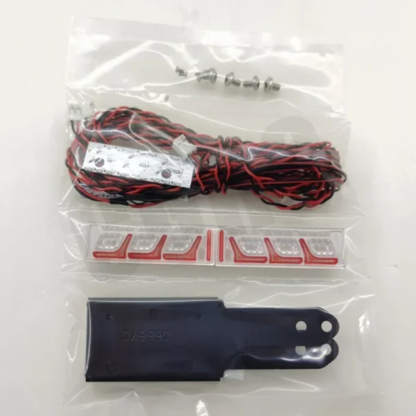 LED Simulation Metal Taillight for 1/14 Tamyia Rc Truck Scania Man 620 1851 3363 56352 Diy Parts - Image 9