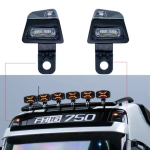 [for volvo] JUWUBA RC Truck Roof Lights Lighting Control Board for 1/14 Tamiya SCANIA 770S R620 Volvo FH16 BENZ Arocs MAN TGX Car