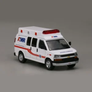 1:64 Scale 596 Saboban Painted AMR Medical Simulation Alloy Toy Car Model Classic Collection Gift Souvenir
