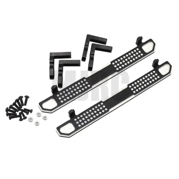 2PCS Metal Black Side Pedal Rock Sliders for 1/10 RC Crawler Car Trax TRX4 TRX 4 - Image 6