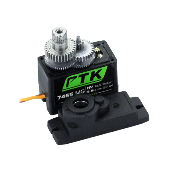 PTK 7465W MG 9g digital servo Metal gear waterproof HV 5kg fixed wing RC Car Helicopter Robot servo 180ﾂｰ 1/8 servo - Image 3
