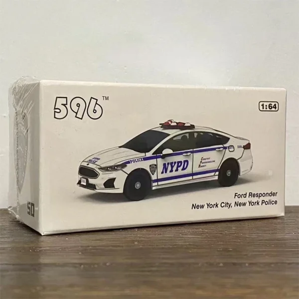 [car 17] 596 Alloy Car 1:64 Scale Responder New York City Police Diecast Collection Model Car By Child Toy