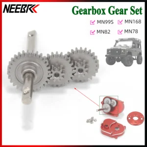 Metal Gear Box Replace Part Gear Kit for 1/12 RC Car Crawler MN Model MN82 MN78 MN99S MN168 MN98 Upgrade Parts Accessories