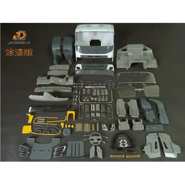 1/14 RC Truck Cab KIT JDM 110 Suitable For Tamiya LESU FMX RC Tractor Truck 1/14 Radio Control Parts Accessories Boys Model DIY - Image 2
