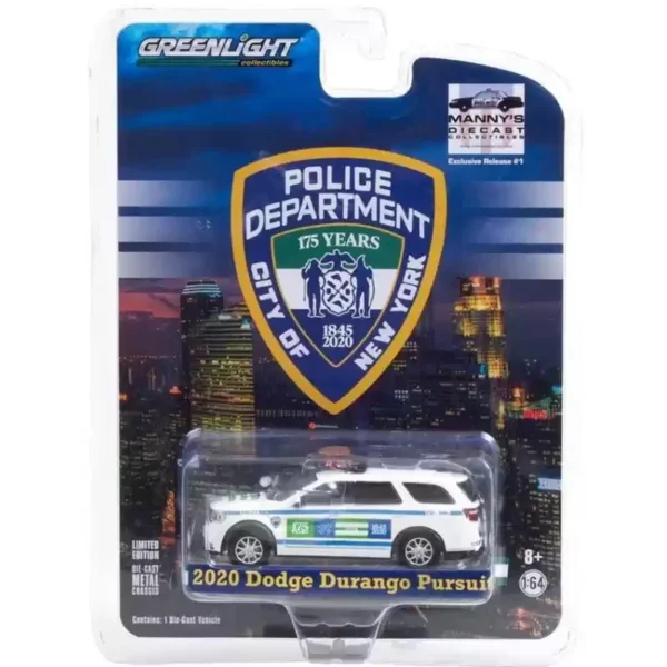 [car 14] 596 Alloy Car 1:64 Scale Responder New York City Police Diecast Collection Model Car By Child Toy