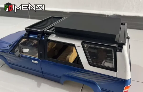 RC4WD 1985 Trail Finder 2 TF2 4Runner Hard Body Roof luggage rack and folding tent (shell)