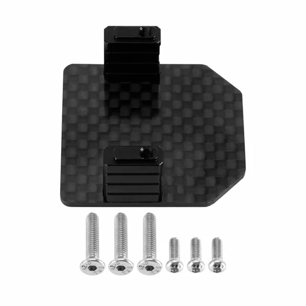 Servo-Mount: INJORA Carbon Fiber & Aluminum Servo Mount for 1/16 Arrma Mojave Grom 1/12 Losi Nascar - Image 2