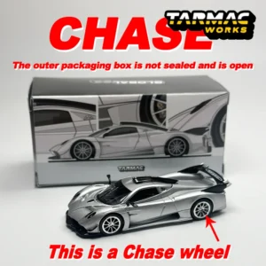 [Huayra Silver Chase] TW 1:64 Tarmac Works Pagani Huayra R Satin Silver Chase alloy car model