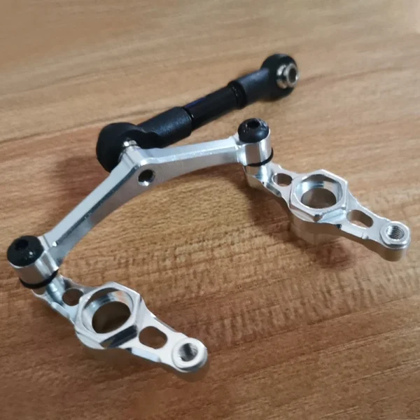 TT 02 CNC Aluminum Crank Steering Arm with Bridge for 1:10 RC Car Tamiya TT02 - Image 8