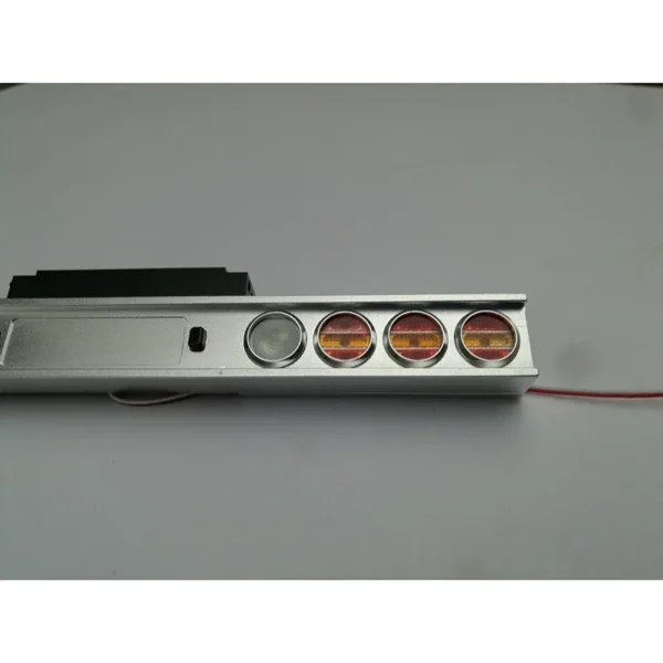 LED Metal American Taillight for 1/14 Tamiya RC Truck New King Hauler 56344 56301 - Image 2