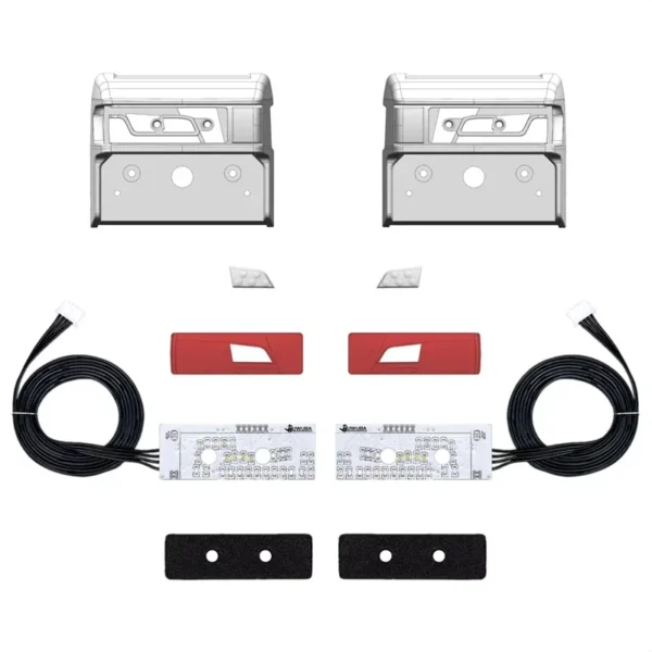 Simulation Tricolor Taillight Rear Lamp for 1/14 Tamiya RC Truck Car Scania 770S R730 R620 R470 56323 Diy Parts Toys - Image 2