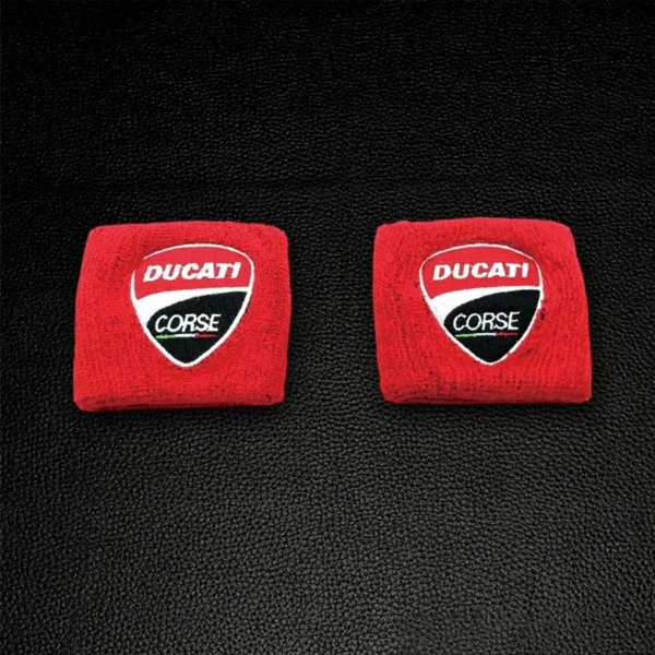 Motorcycle Embroidery Front Fluid Oil Brake Reservoir Sock Cover for Ducati Monster Panigale Diavel Superleggera V4 V2 Scrambler - Image 10