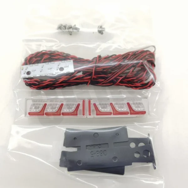 LED Simulation Metal Taillight for 1/14 Tamyia Rc Truck Scania Man 620 1851 3363 56352 Diy Parts - Image 8