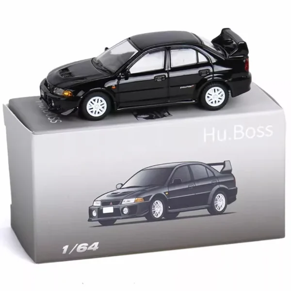 Hu.Boss 1/64 Lancer Evolution Ⅴ Sports Car Diecast Model Car Metal Chassis Shock Absorption Collection Model Ornaments - Image 7