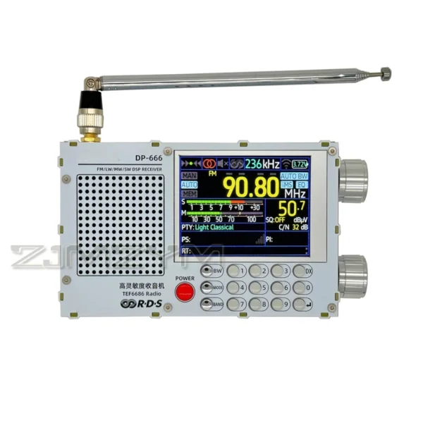 TEF6686 DSP Radio DP 666 High Sensitivity Full Band FM AM FM Shortwave 2.8 inch 320x240 Resolution 3.7V/5000mAh - Image 7