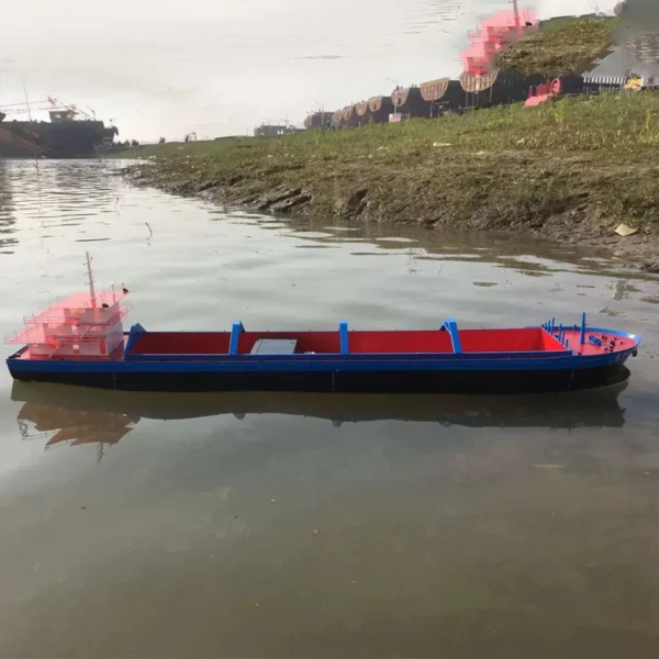 Wooden Cargo ShipModel Kit DIY Hand assembled Ship Model Toy Gift Finished Cruise Ship Model Ornaments Bulb Bow Style Cargo Ship - Image 4