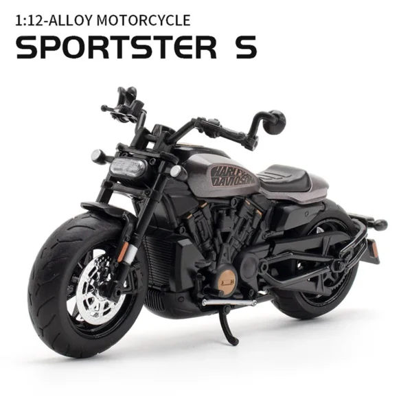 1:12 Alloy Harley Davidson Sportster S Racing Motorcycle Model Diecast Street Sports Motorcycle Model Kids Toy Gift - Image 9