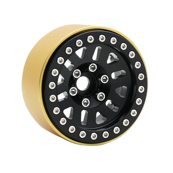 240g/1Pcs Brass Heavy 1.9Inch Beadlock Wheel Rim Hub for 1/10 RC Crawler Car TRX4 TRX6 Axial SCX10 III AXI03006 YK4082 - Image 7
