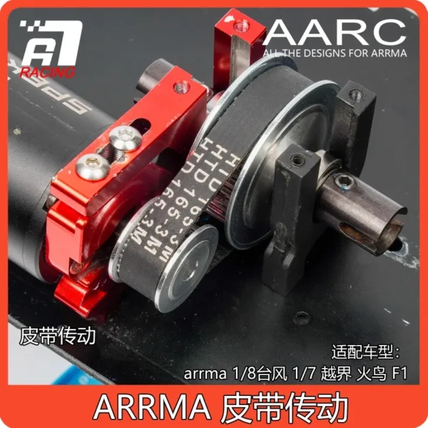 ARRMA 6S Belt Drive Conversion Kit for Typhon/F1/Infraction/Felony  High Speed RC Upgrade Parts