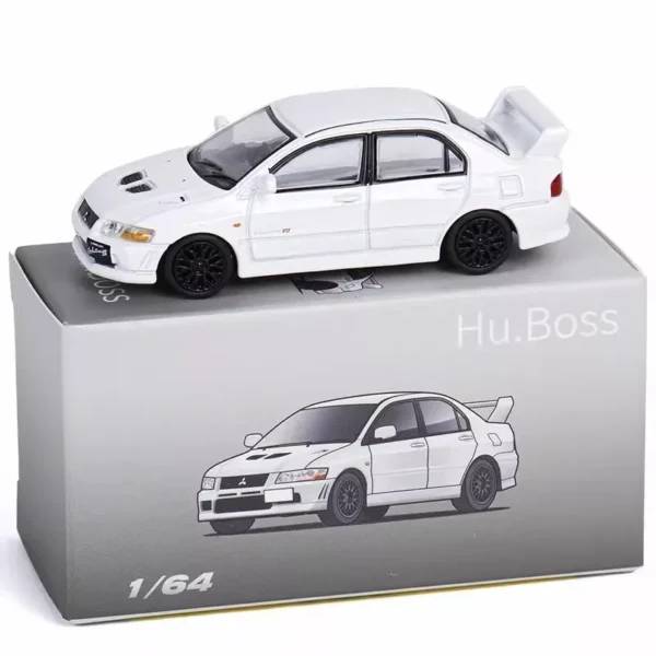 Hu.Boss 1/64 Lancer Evolution Ⅶ Sports Car Diecast Model Car Metal Chassis Shock Absorption Collection Model Ornaments - Image 6